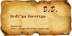 Drága Dorottya névjegykártya