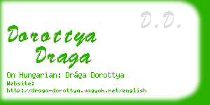 dorottya draga business card